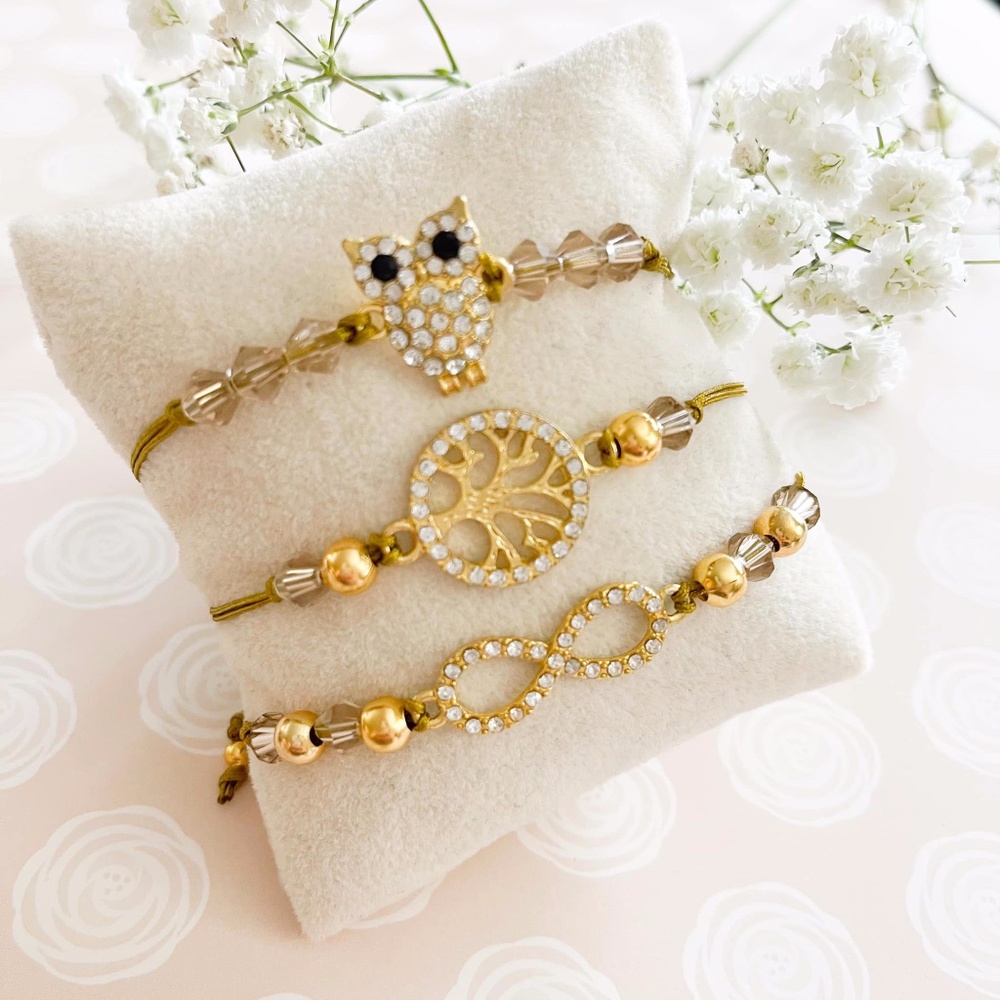 Set (3) handmade bracelets
